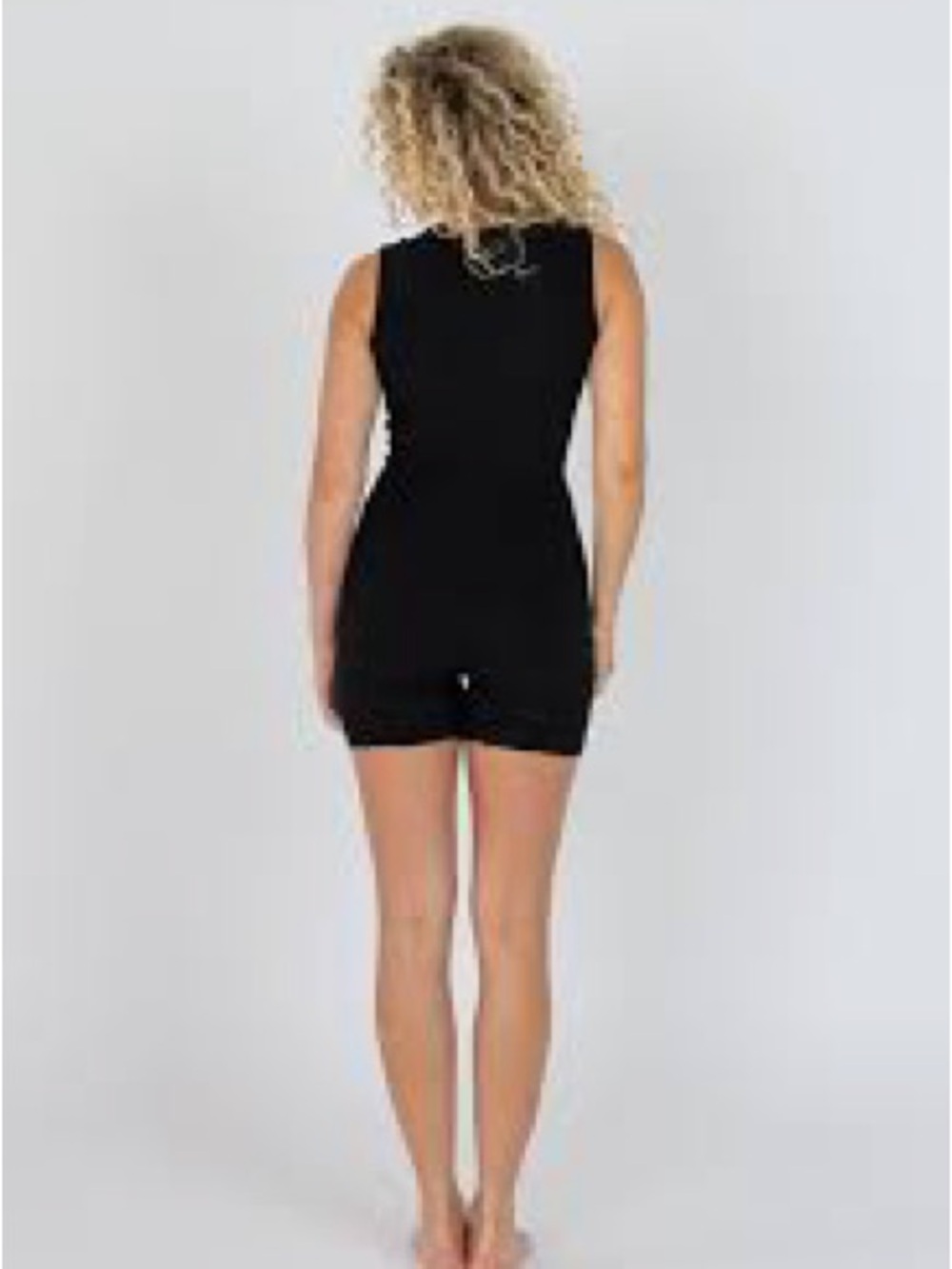 Sleeveless Black Romper Playsuit